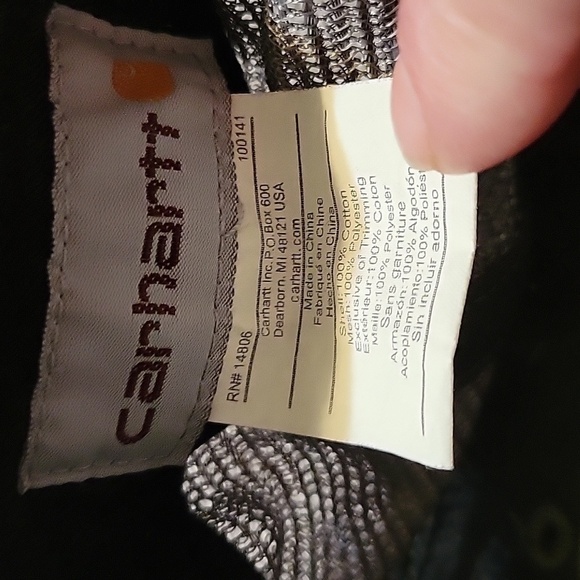 Carhartt Trucker Hat Distressed Canvas Cap Adjustable Back‎ - Picture 6 of 6